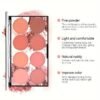 6 Colors Pressed Blush Palette (3)